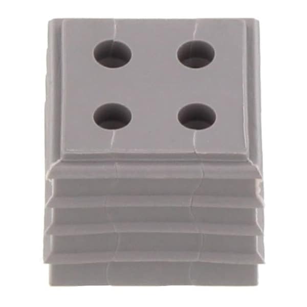 Conta-Clip Seal, 17.7 mm. H x 20.3 mm. W x 20.3 mm. L, Thermoplastic Elastomer - 28598.6