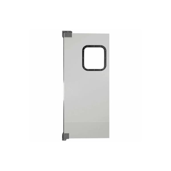 Chase Industries,. Chase Doors Light to Medium Duty Service Door Single Panel Gray 3' x 7' - 3684NWS-MG