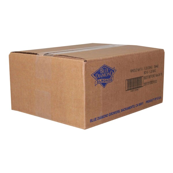 Almendras Blue Diamond enteras naturales, paquete de 6 - 05442