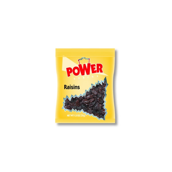 Bocadillos Energéticos Uvas Pasas de 1.3 oz., Paquete de 144 - 7225510