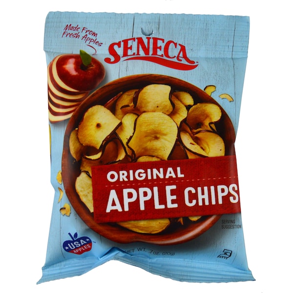 Papas fritas de manzana Seneca Snack Original de 0.7 oz, paquete de 60 - F001819590040