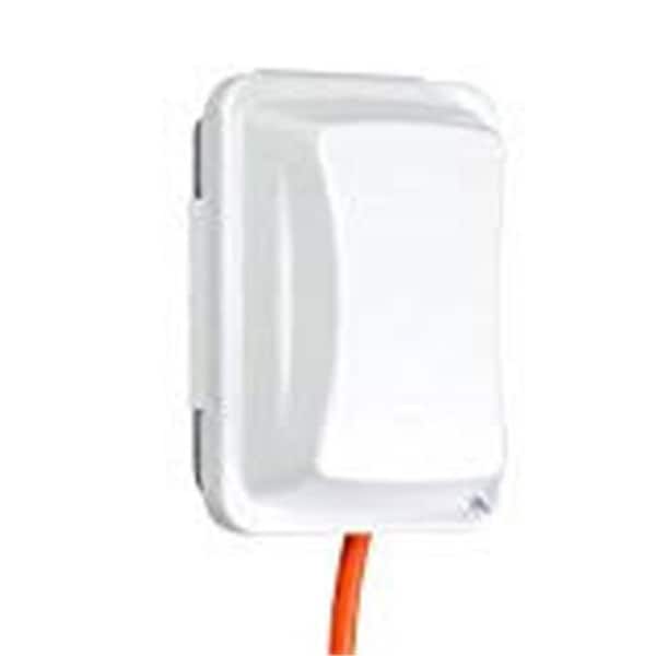 Hubbell Raco Weatherproof Cover, Single Gang Box Type, 1 Gang, Polycarbonate, In-Use Cover - MM410W