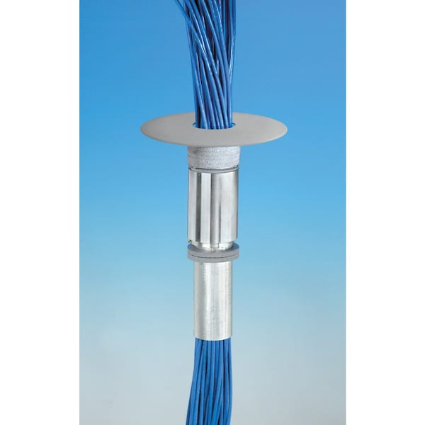 Hubbell Wiring Device-Kellems Electrical Box Cover, Composite, Furniture Feed Cover - PT2FIT