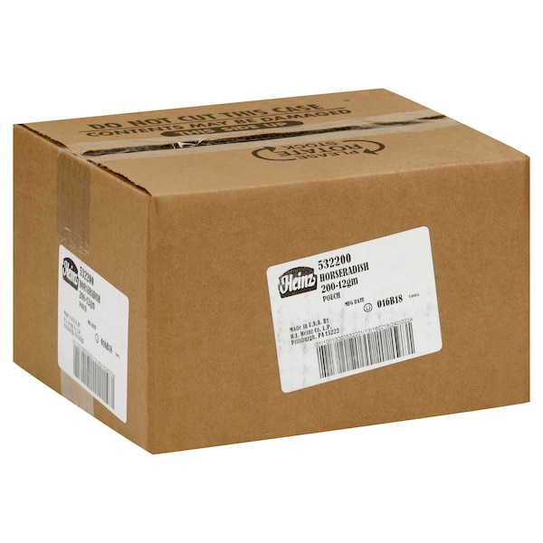 Salsa de rábano picante Heinz Kosher para un solo servicio de 12g, PK200 - 10013000532201