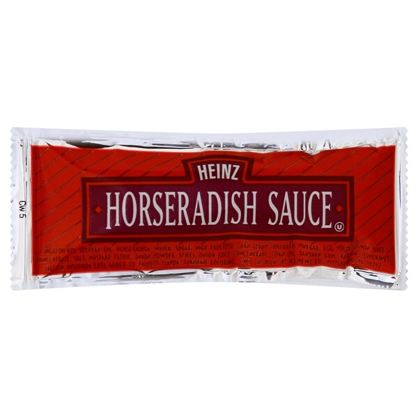 Salsa de rábano picante Heinz Kosher para un solo servicio de 12g, PK200 - 10013000532201