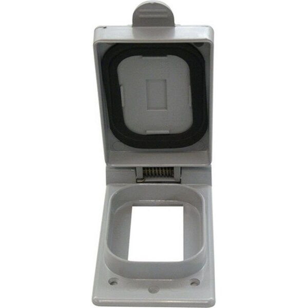 Keen Electrical Box Cover, 1 Gang, GFCI Cover - KE613292