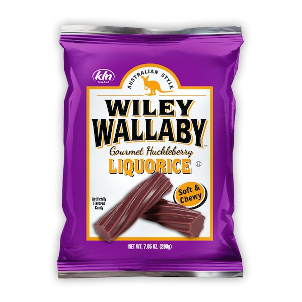 Wiley Wallaby Regaliz de Arándano 7.05 oz., PK12 - 120073