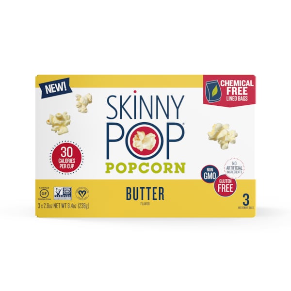 Skinnypop Micro 2.8 oz. Mantequilla, Paquete de 36 - 6002490-SP