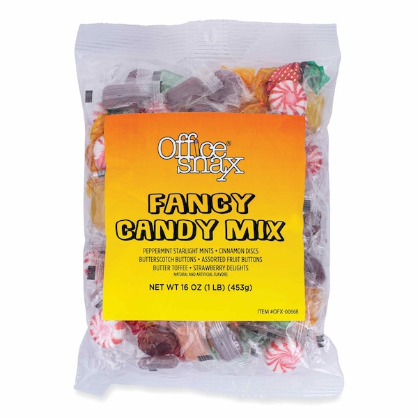 Snacks de Oficina. Assortments de dulces, Mix de dulces elegantes, Bolsa de 1 lb - 00668