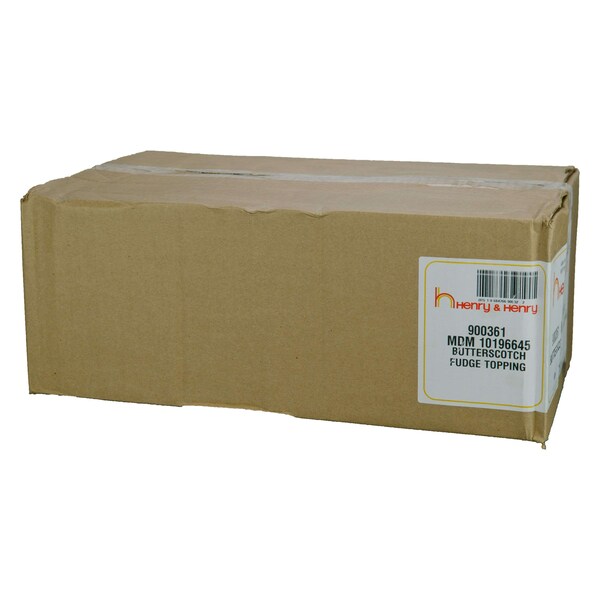Henry And Henry Cobertura de caramelo de mantequilla Butterscotch 8.5lbs, paquete de 6 - 10196645