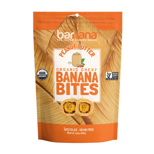Barnana Peanut Butter Banana Bites porción individual 40g, paquete de 36 - 3119