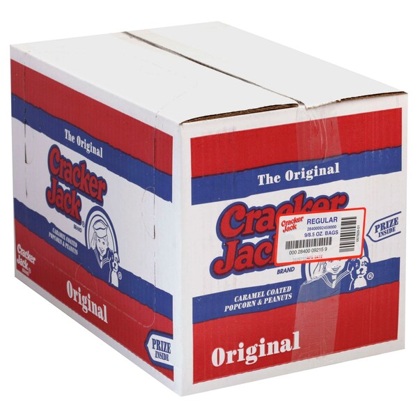 Cracker Jack: El original palomitas de maíz y cacahuates cubiertos de caramelo 8.5 oz., Paquete de 9 - 09215