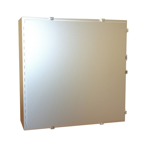 Hammond 304 Stainless Steel Electrical Enclosures, 36 in H, 12 in D, 36 in W, NEMA 4X, Hinged - 1418N4SSLL12