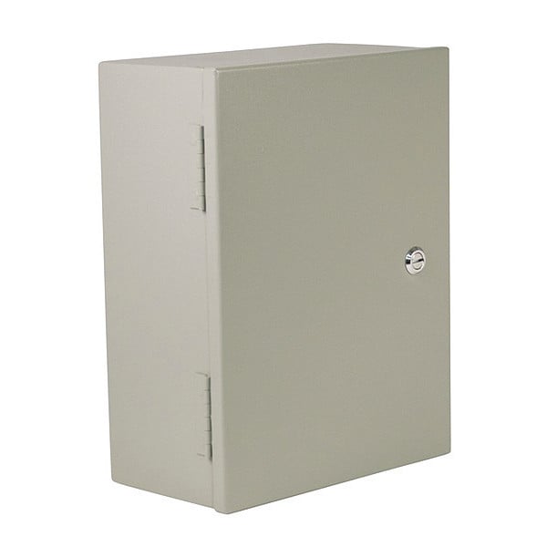 Wiegmann Carbon Steel Electrical Enclosures, 24 in H, 13 in D, 24 in W, NEMA 1, Hinged - N1C242412LP