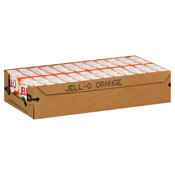Gelatina de naranja en polvo Instantánea Jell-O de 3 oz, paquete de 24 - 00043000200742