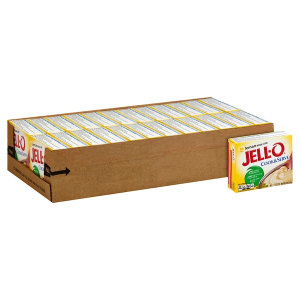 Jell-O Relleno de Pudín y Pay de Limón 4.3 oz., PK24 - 10043000206963