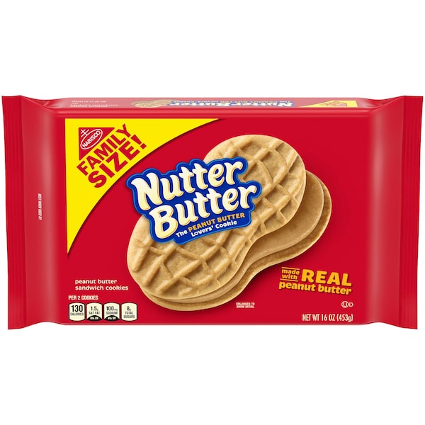 Galletas Sandwich Nutter Butter de Nabisco de 16 oz., paquete de 12 - 04631