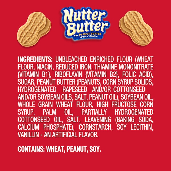 Galletas Sandwich Nutter Butter de Nabisco de 16 oz., paquete de 12 - 04631