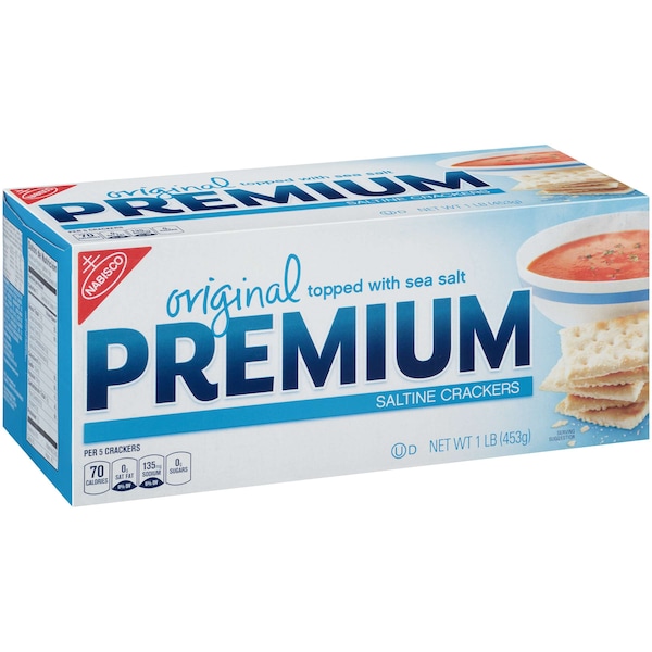 Galletas Premium Crackers Kosher de Nabisco en caja de 1 lb, paquete de 12 - 00057