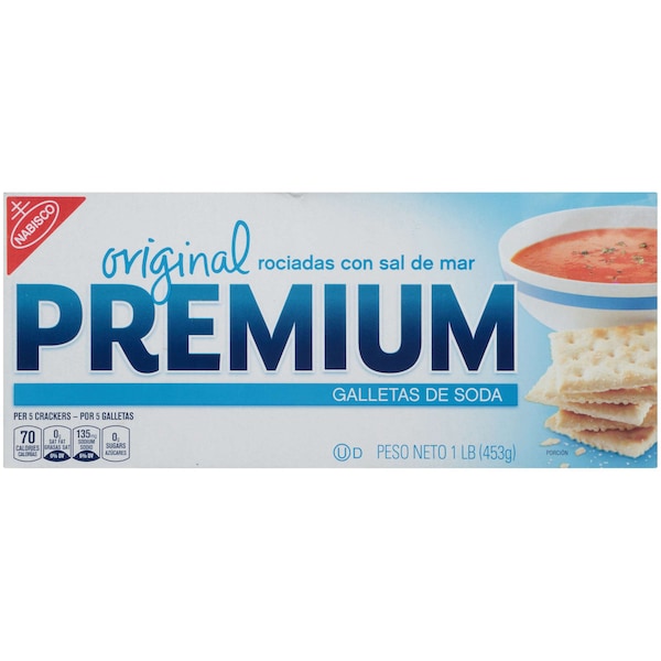 Galletas Premium Crackers Kosher de Nabisco en caja de 1 lb, paquete de 12 - 00057