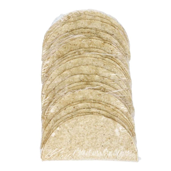 Misión Foods Misión 5 Tacos Blancos Regulares Sin Gluten, Paquete de 200 - 10105