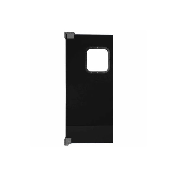 Chase Industries,. Chase Doors Light to Medium Duty Service Door Single Panel Black 3' x 7' - 3684NWS-BK