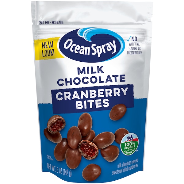 Ocean Spray Ocean Spray Craisins Cubiertos de Chocolate 5 oz., Paquete de 12 - 22966