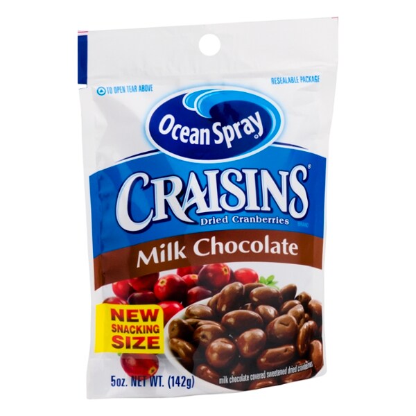 Ocean Spray Ocean Spray Craisins Cubiertos de Chocolate 5 oz., Paquete de 12 - 22966