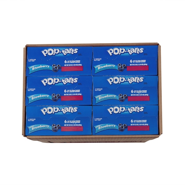 Kelloggs Pop-Tarts Frosted Open & Fold Display Blueberry Pastry 2 Count, PK72 - 3800022403

Kellogg's Pop-Tarts, exhibidor desplegable y plegable, repostería de arándano glaseado, paquete de 2, PK72 - 3800022403