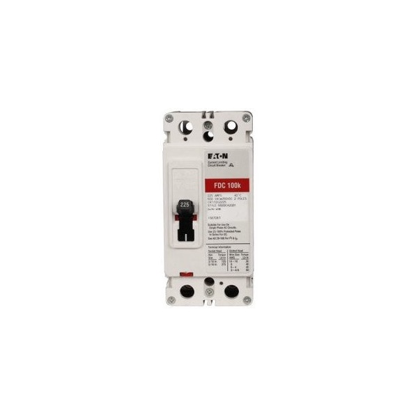 Eaton Molded Case Breakers MCCBs FDC 2P 200A 600V 50/60Hz 3Ph F Frame EA Series C - FDC2020L