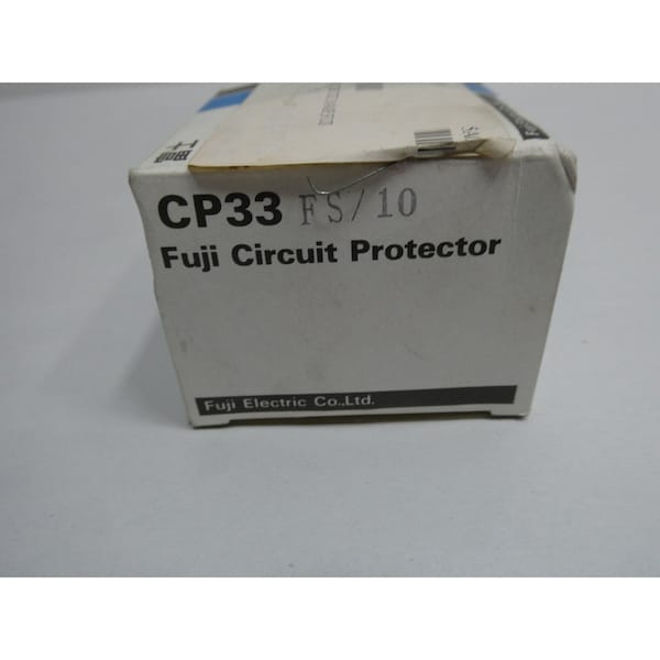 Fuji Electric 3P 10A AMP 240V-AC MINIATURE CIRCUIT BREAKER - CP33FS/10