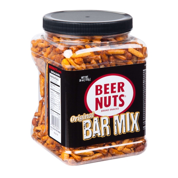 Nueces de cerveza Beer Nuts Bar Mix 26 oz. Tarro, PK12 - 06263