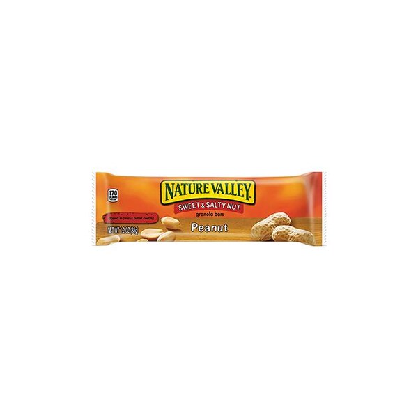 Barras de granola de cacahuate Nature Valley Sweet And Salty Nut de 1.2 oz., paquete de 128 - 16000-42067.