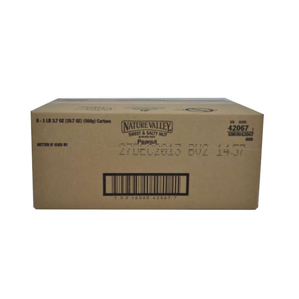 Barras de granola de cacahuate Nature Valley Sweet And Salty Nut de 1.2 oz., paquete de 128 - 16000-42067.