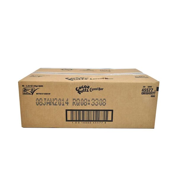 Cocoa Puffs Barra de cereal Cocoa Puffs 1.42 oz, paquete de 96 - 16000-45577