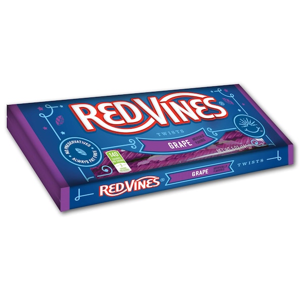 Red Vines enredaderas rojas Torcidos de uva 5 oz., paquete de 12 - 50208