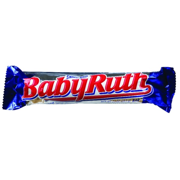 Barra de caramelo y chocolate con cacahuates Baby Ruth Nestle de 1.9 oz - 711322