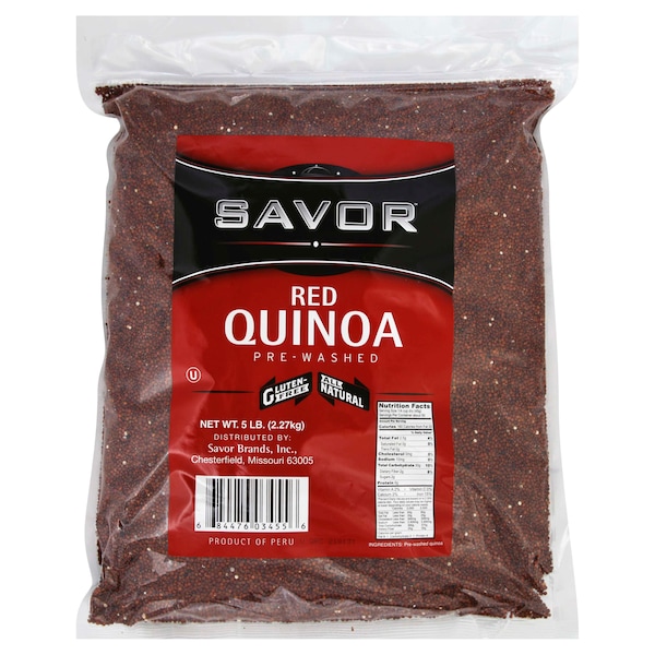 Importaciones Savor Savor Imports Quinua Roja de Grano 5lbs, PK2 - 566268