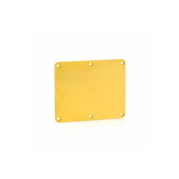 Leviton Power Distribution Units Pdus 2 Gang Blank Cvr Yellow - 3265-Y