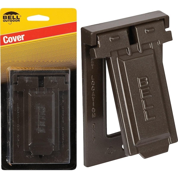 Bell Electrical Box Cover, 1 Gang, Aluminum - 5103-7