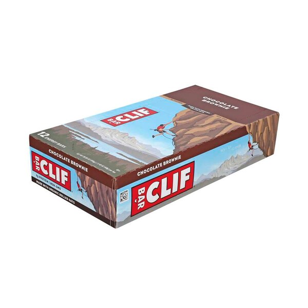Barra de refrigerio Clif Clif Brownie de Chocolate 2.4 oz., PK192 - 160006