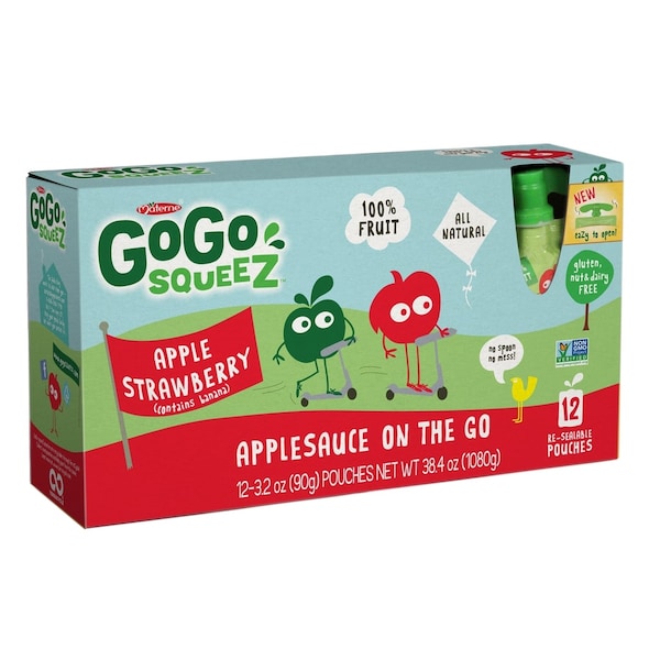 Gogo Squeez GoGo Manzana Fresa, PK72 - 120437
