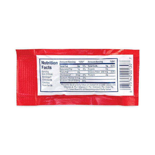 Semillas de calabaza saladas indias, bolsas de 0.31 oz, paquete de 72, 72PK - 130