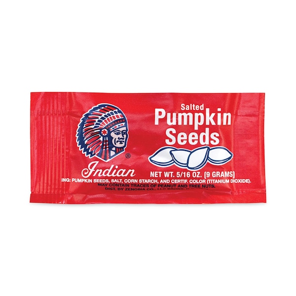Semillas de calabaza saladas indias, bolsas de 0.31 oz, paquete de 72, 72PK - 130