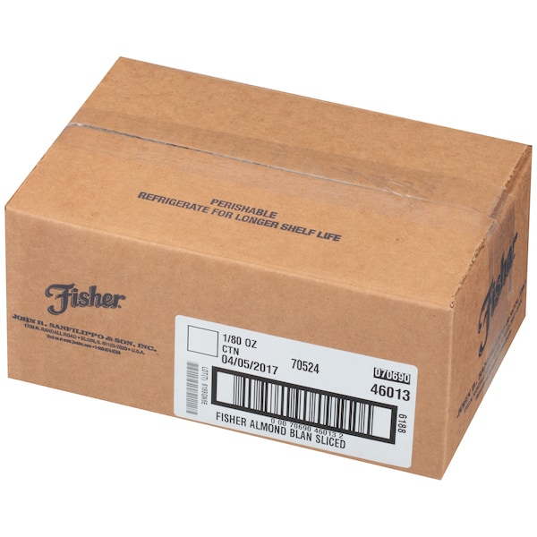 Almendras rebanadas blanqueadas de Fisher Fisher, 5 libras - 70524