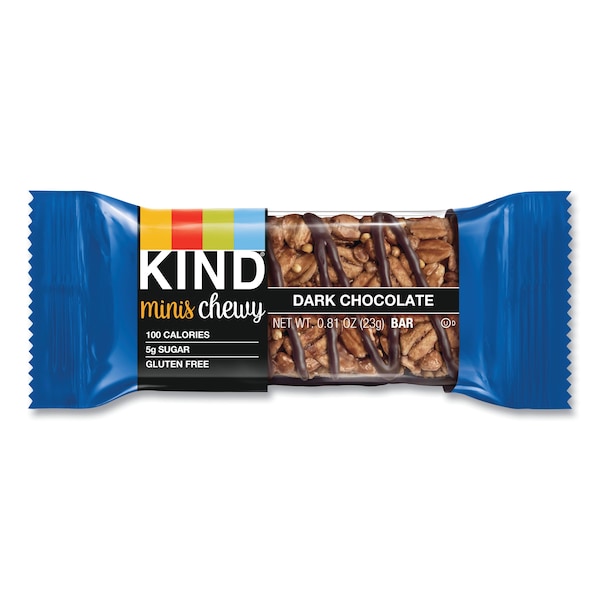 Kind Minis Chewy, Chocolate Oscuro, 0.81 oz, Paquete de 10 - 27896