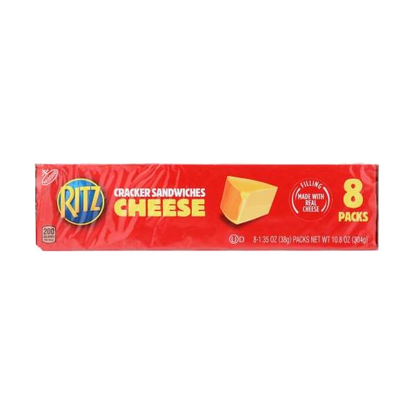 Ritz Nabisco Ritz Cheese Cracker Sandwich 1.35 oz., paquete de 112 - 00211