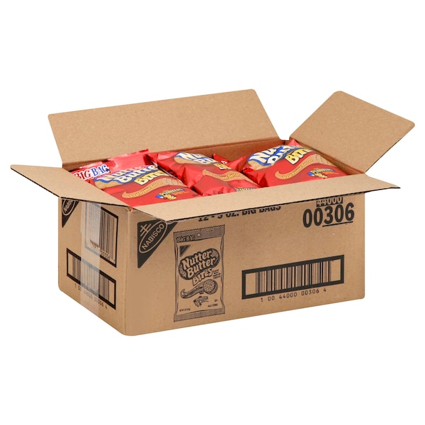 Galletas Nutterbutter de Nabisco, 3 oz. Bolsa, PK12 - 00306