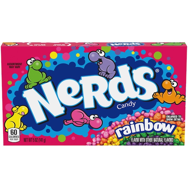 Nestle Rainbow Nerds 5 oz. Caja, PK12 - 00079200674380U