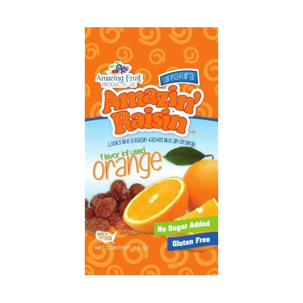Pasas Increíbles con Naranja de 1.3 oz., Paquete de 250 - AA02A0A3E0